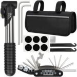Bike Repair Kit, Bicycle Repair Bag With Tire Pump, Bike Tool Kit for Camping Travel, 16-in-1 Bike Multitool, Bicycle Tire Repair Kit, 4mm and 5mm Allen Wrenches, Used for Mountain Bike and Road Bike Bike Repair Kit, Bicycle Repair Bag With Tire Pump, Bike Tool Kit for Camping Travel, 16-in-1 Bike Multitool, Bicycle Tire Repair Kit, 4mm and 5mm Allen Wrenches, Used for Mountain Bike and Road Bike