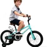 WinHope Kids Bike for Ages 2-9 Boys Girls, 12-18 Inch Beginner Learning Bicycle with Training Wheels, Adjustable Seat and Water Bottle for Children Toddlers, Easy to Ride, Multiple Colors