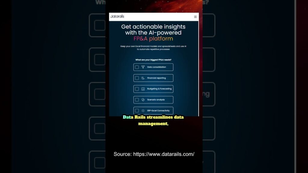 Powerful AI Tools Series Part 14 – Datarails FP&A Genius Automate Financial Planning with AI + Excel Powerful AI Tools Series Part 14 – Datarails FP&A Genius Automate Financial Planning with AI + Excel