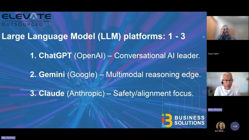 Webinar Top 10 AI Platforms and Their Purpose