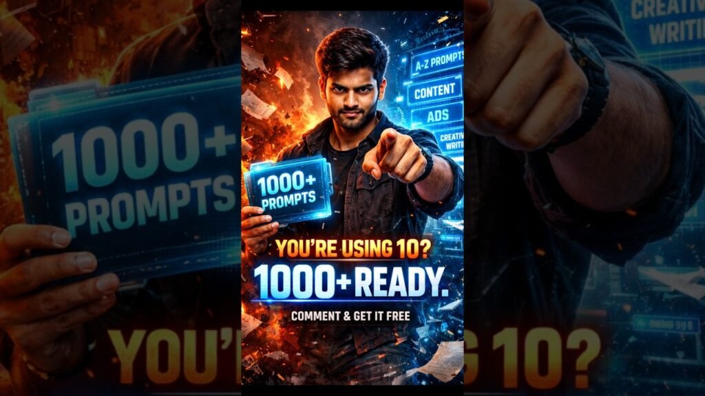 Day 79 | 1000+ Prompts PDF? Or Just Smart Prompting?#AIPrompts#ContentCreation#ChatGPTTips