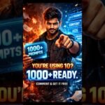 Day 79 | 1000+ Prompts PDF? Or Just Smart Prompting?#AIPrompts#ContentCreation#ChatGPTTips