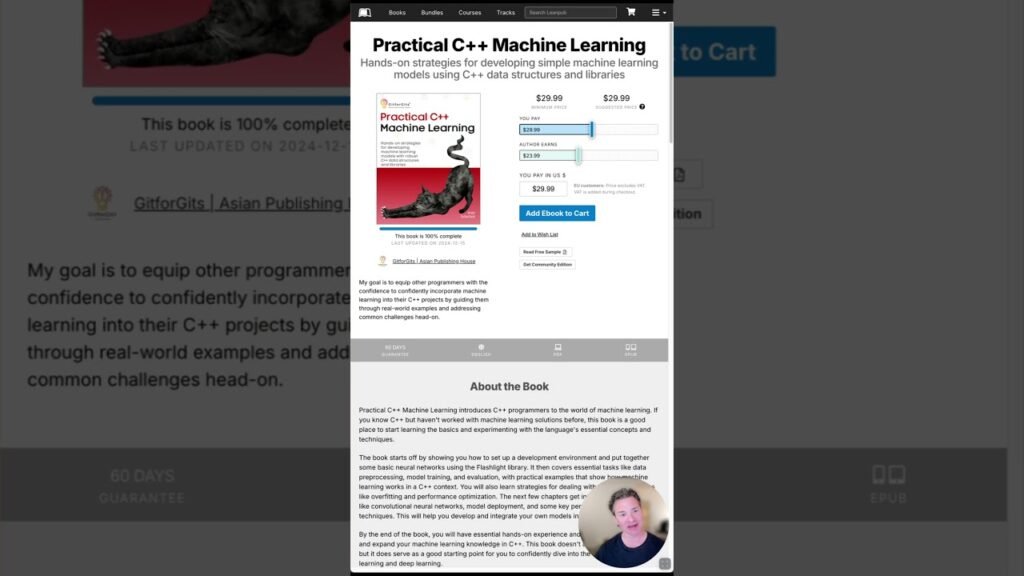 New  Release! Practical C++ Machine Learning #books #newreleases #programming