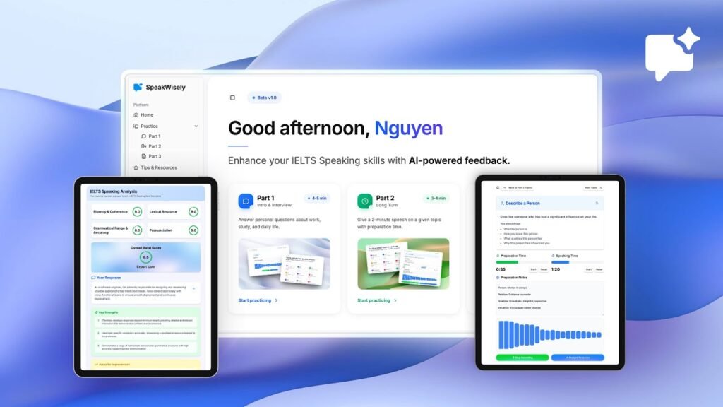 Introducing SpeakWisely — Your AI-Powered IELTS Speaking Practice Platform